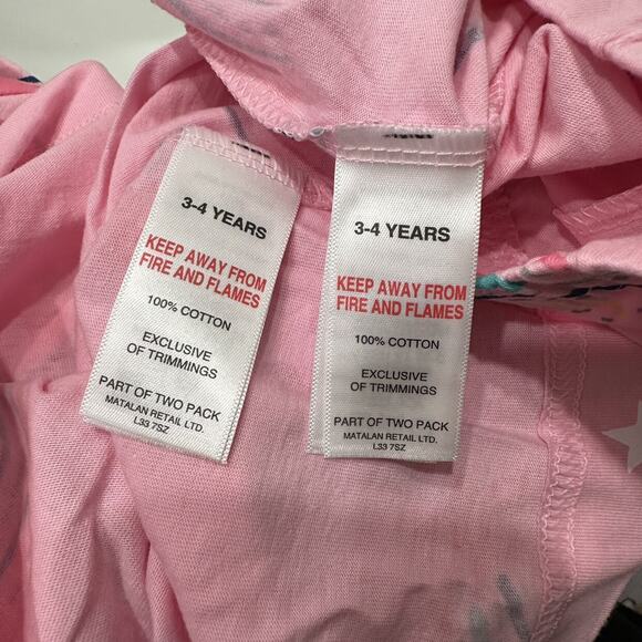 Busy Chasing Dreams Pink Rainbow Shooting Stars Pajamas - Picture 6 of 9